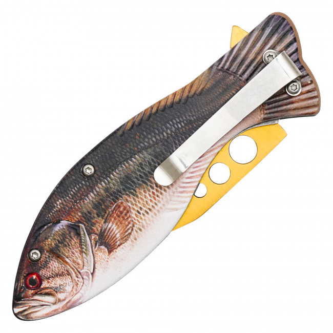 7.75" Largemouth Bass Pocket Knife