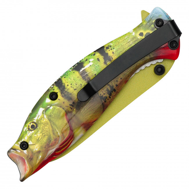 7.25" Peacock Bass Pocket Knife