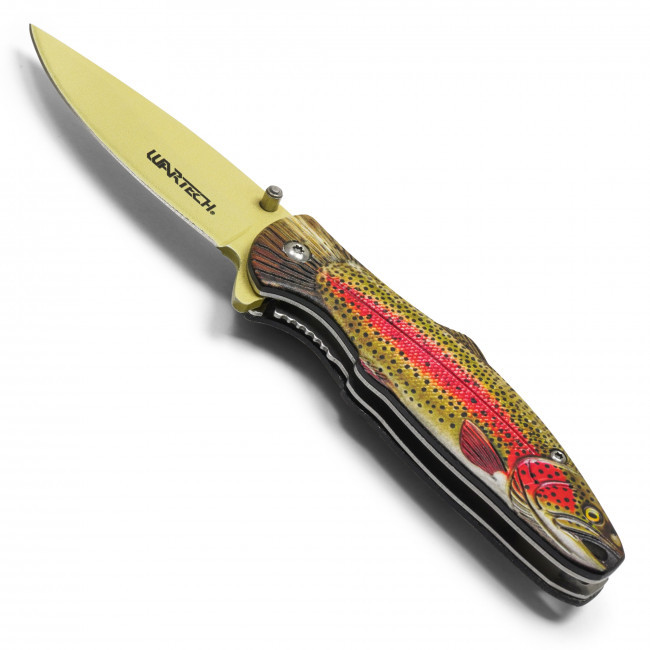 7.25" Rainbow Trout Pocket Knife