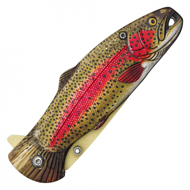 7.25" Rainbow Trout Pocket Knife