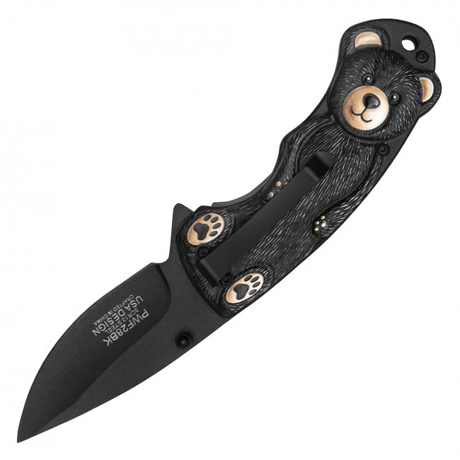 6.75" Black Bear Pocket Knife