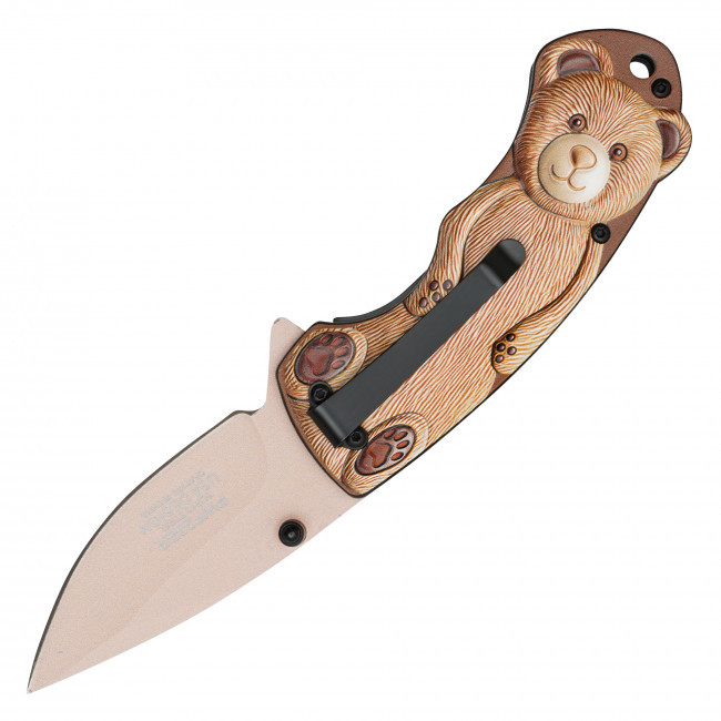 6.75" Brown Bear Pocket Knife