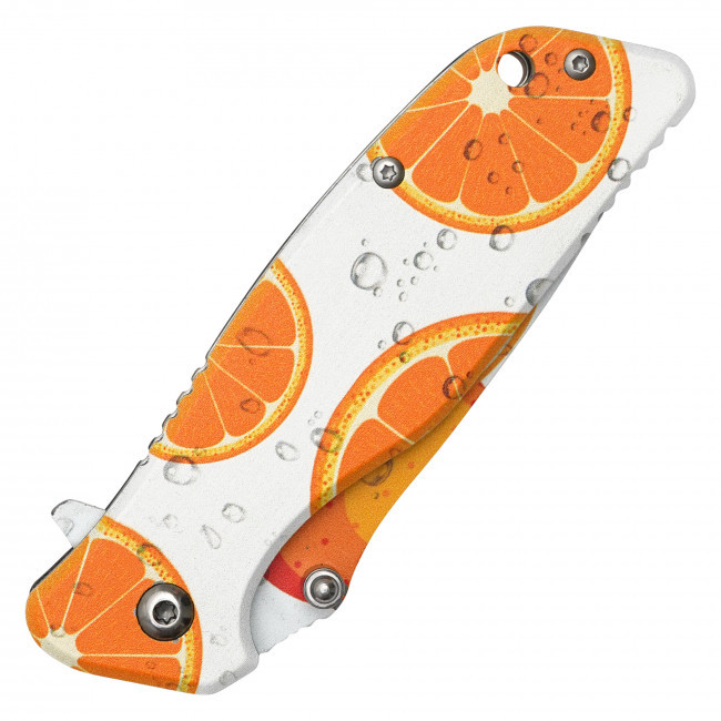 7" Orange Slice Pocket Knife