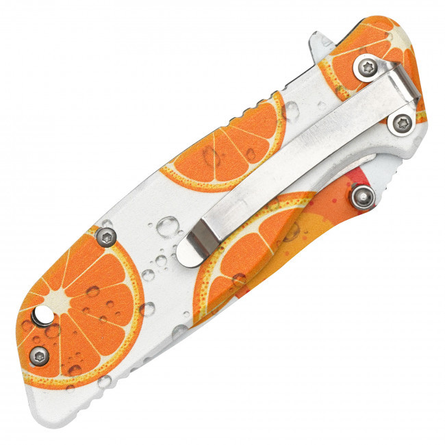 7" Orange Slice Pocket Knife