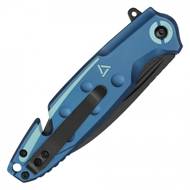 8" Blue & Black Pocket Knife