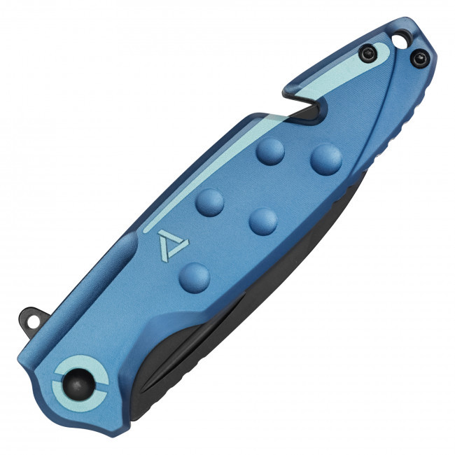 8" Blue & Black Pocket Knife