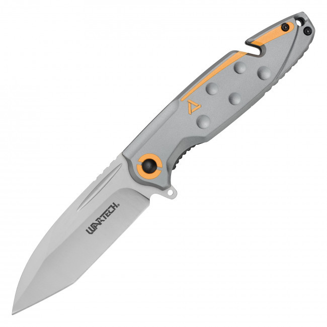 8" Gray & Orange Pocket Knife