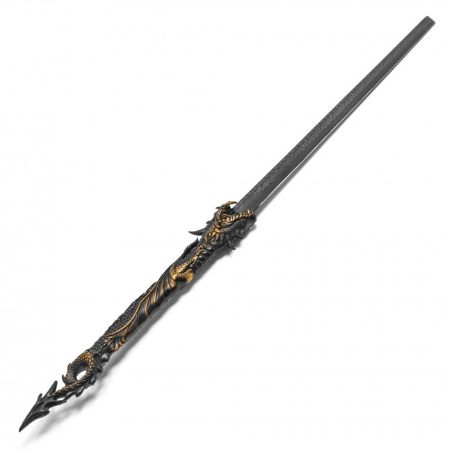 45.5" Black Dragon Steel Katana