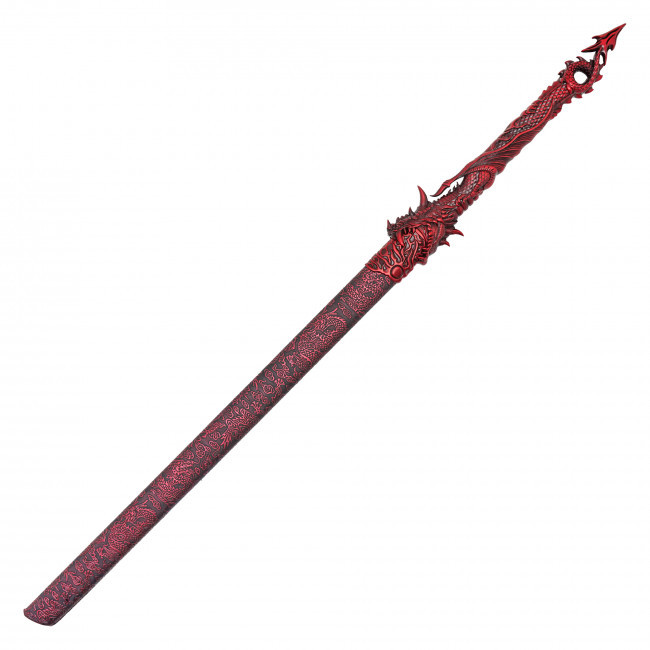 45.5" Red Dragon Steel Katana