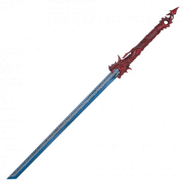45.5" Red Dragon Steel Katana