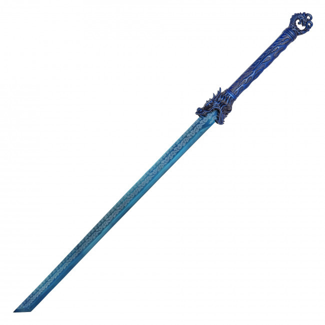 45.5" Blue Dragon Steel Katana