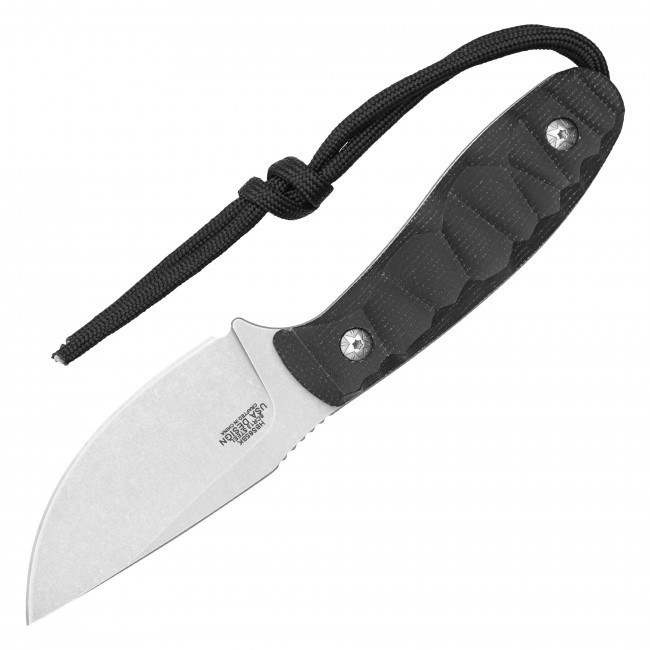 7.5" Black Grip Hunting Knife