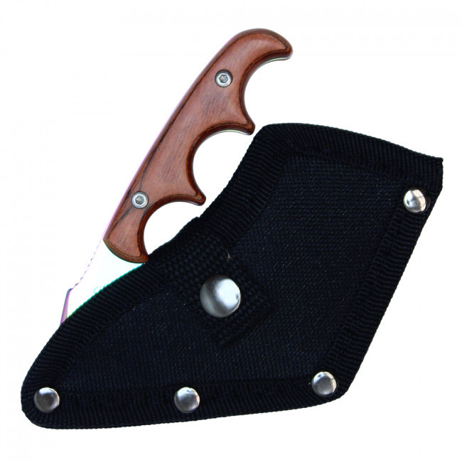 4.75” FIXED BLADE KNIFE - Rainbow