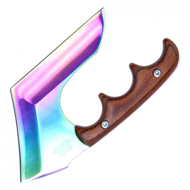 4.75” FIXED BLADE KNIFE - Rainbow
