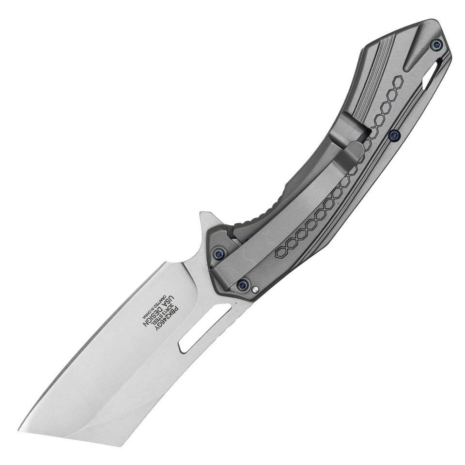 7.5” Buckshot Grey Pocket Knife