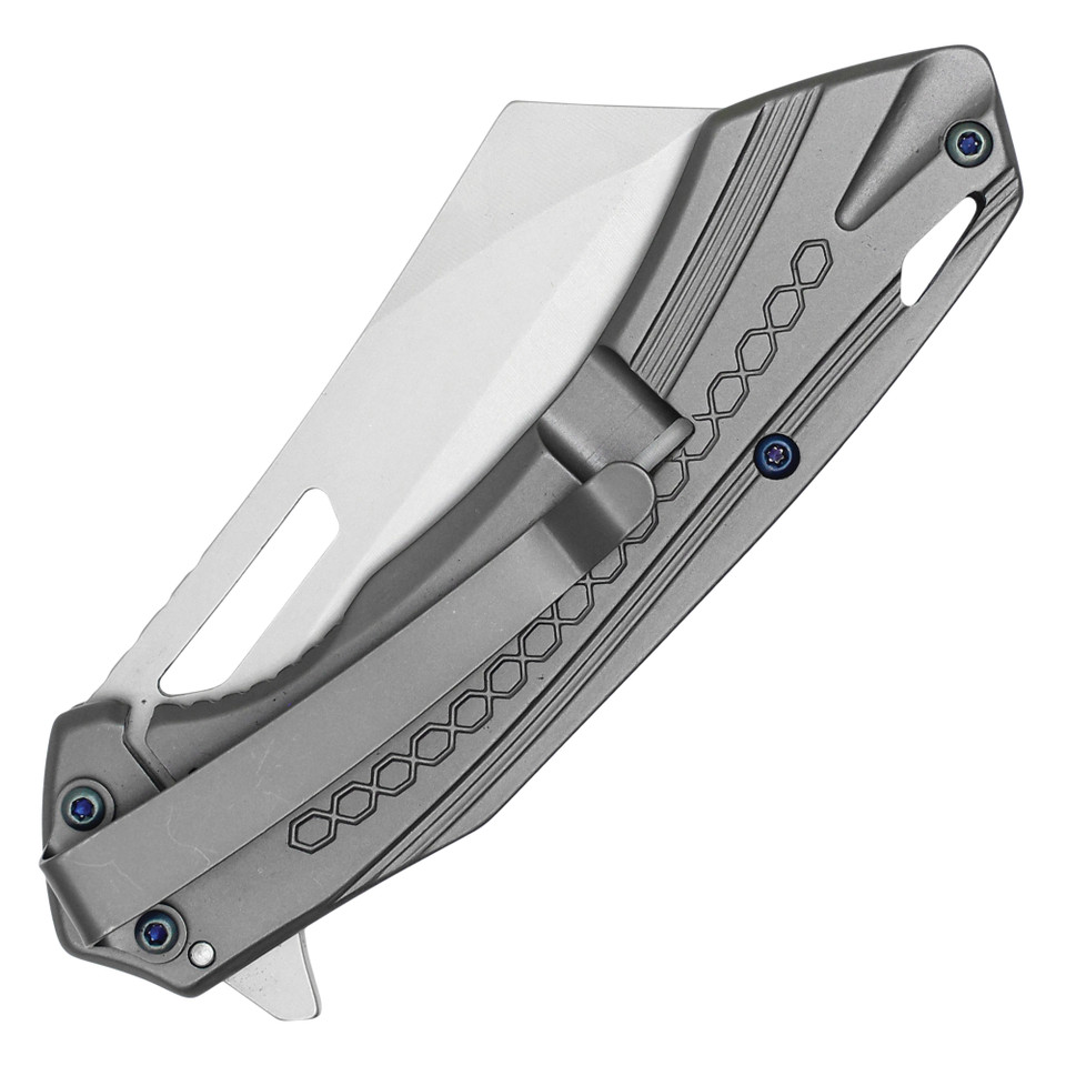 7.5” Buckshot Grey Pocket Knife