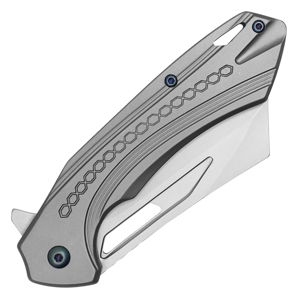 7.5” Buckshot Grey Pocket Knife