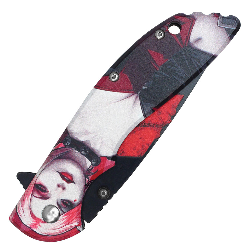4" Assisted Open Clown Princess Pocket knife