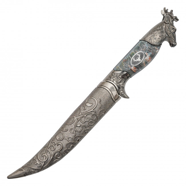 11.25" Ornate Deer Dagger