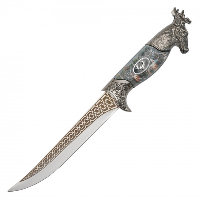 11.25" Ornate Deer Dagger