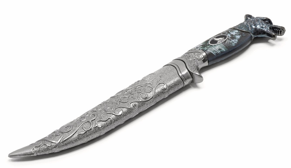 11.25" Ornate Wolf Dagger