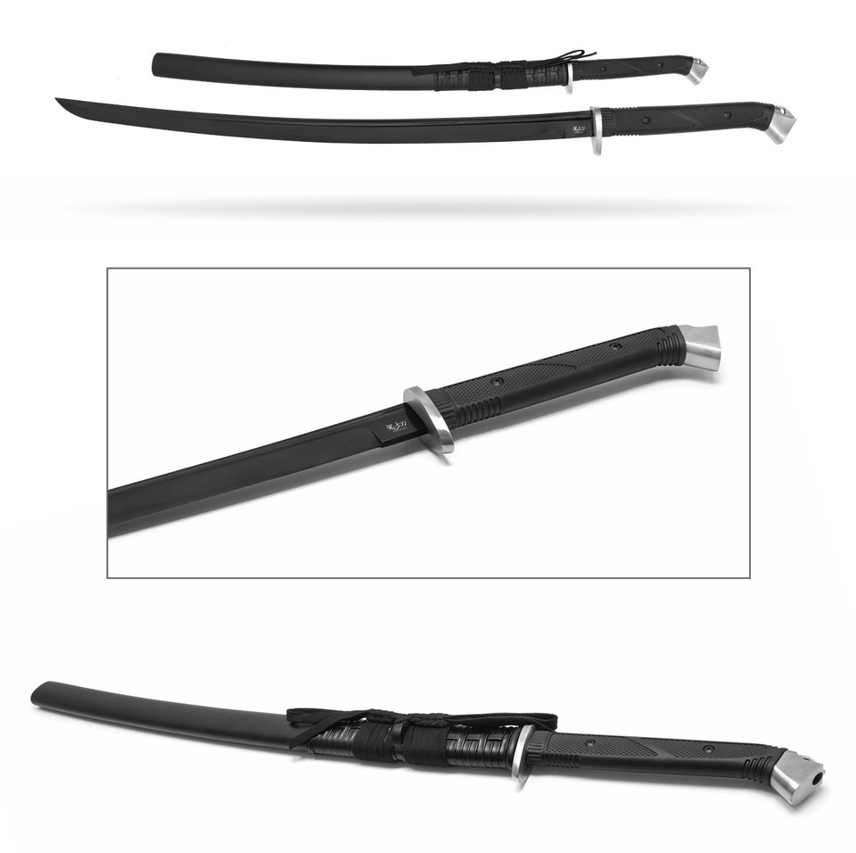 37.5" Black Tactical Katana