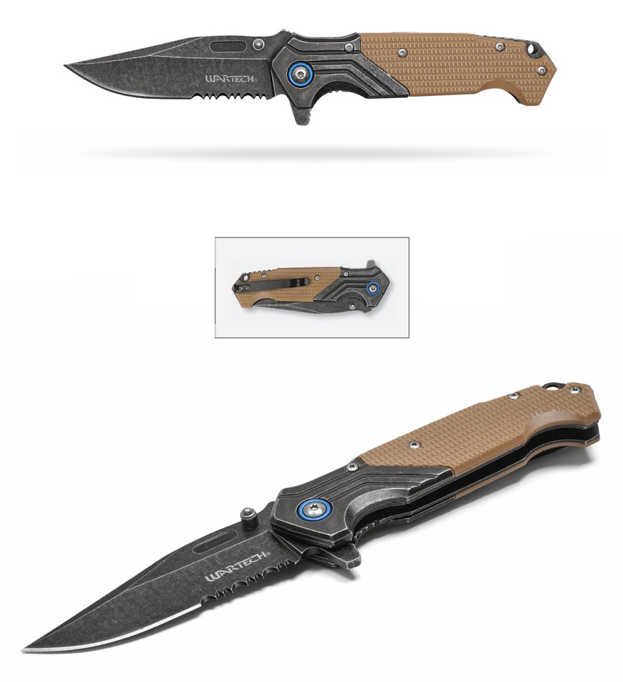 7.75" Tactical Desert Pocket Knife