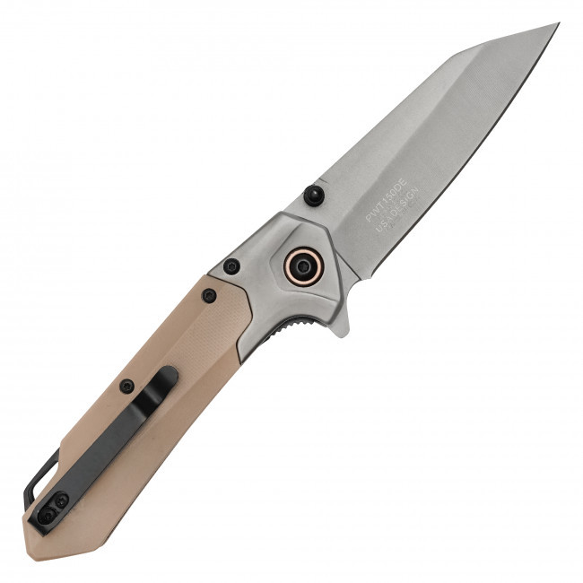 7.75" 2-Tone Desert Pocket Knife