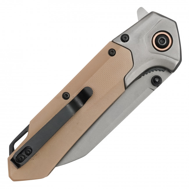 7.75" 2-Tone Desert Pocket Knife
