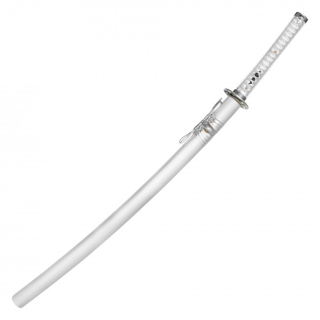 40.5" Silver Carbon Steel Katana