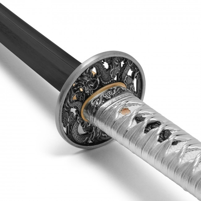 40.5" Gray Carbon Steel Katana