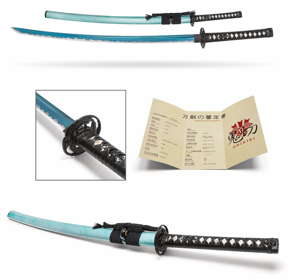 40.5" Blue Carbon Steel Katana