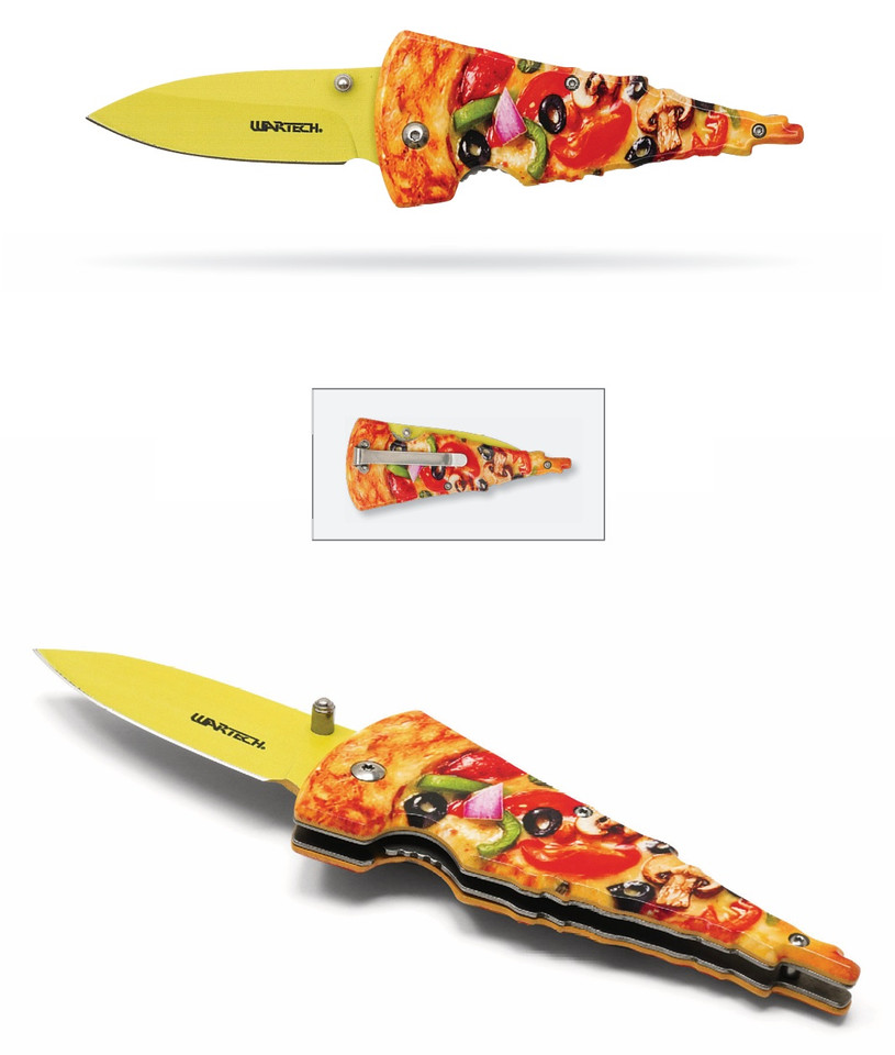 7.5" Supreme Pizza Pocket Knife
