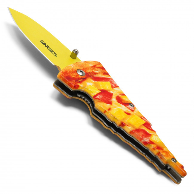 7.5" Hawaiian Pizza Pocket Knife