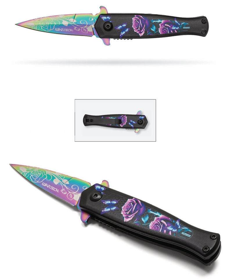 6.25" Midnight Rose Pocket Knife