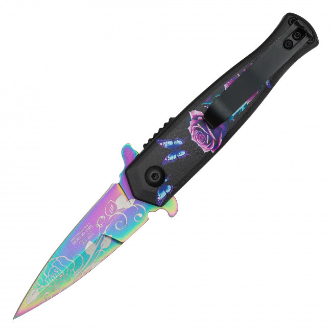 6.25" Midnight Rose Pocket Knife