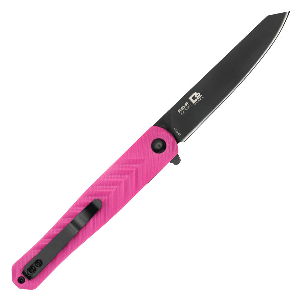 8.5" D2 Slim Pink Pocket Knife