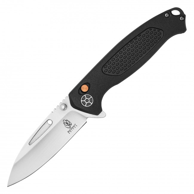 8.25" D2 Black Textured Pocket Knife