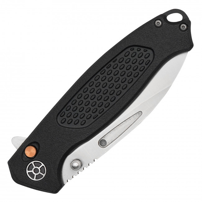 8.25" D2 Black Textured Pocket Knife