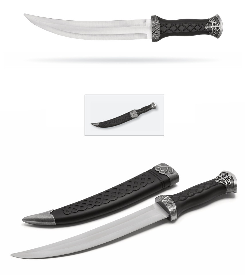 13.75" Black Knotwork Knife