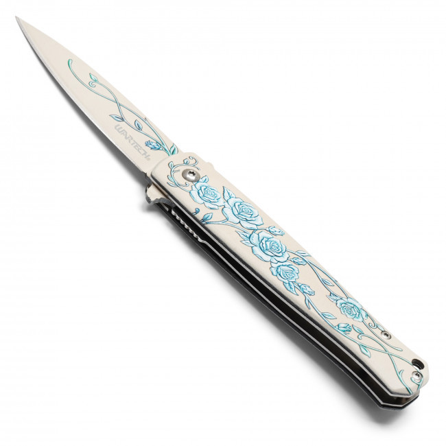 8.75" Winter Rose Pocket Knife
