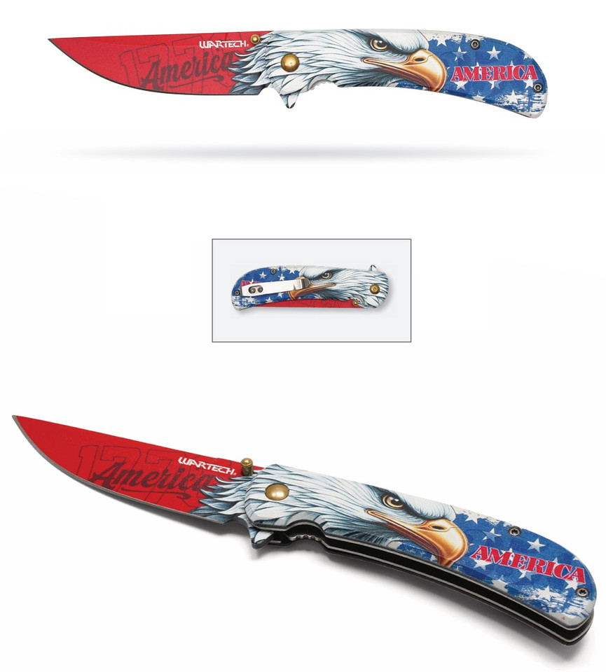 7.5" 1776 Eagle Pocket Knife