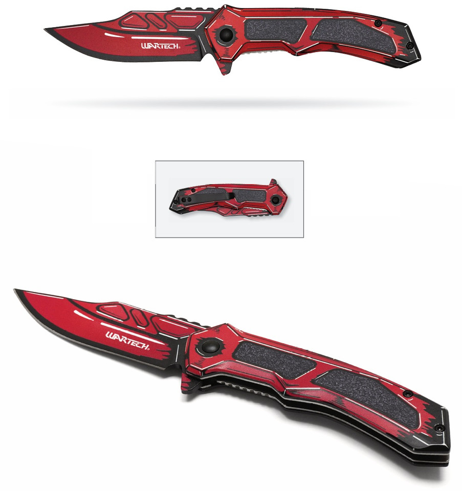 8" Crimson Cell Shade Pocket Knife