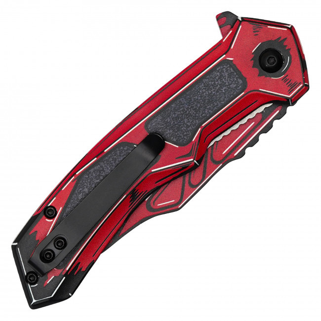 8" Crimson Cell Shade Pocket Knife