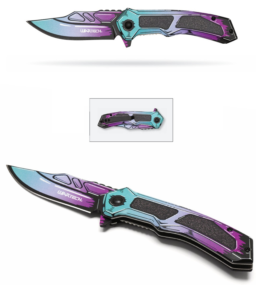 8" Ultraviolet Cell Shade Pocket Knife