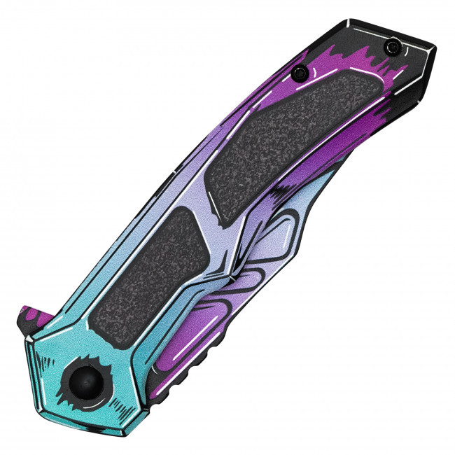 8" Ultraviolet Cell Shade Pocket Knife