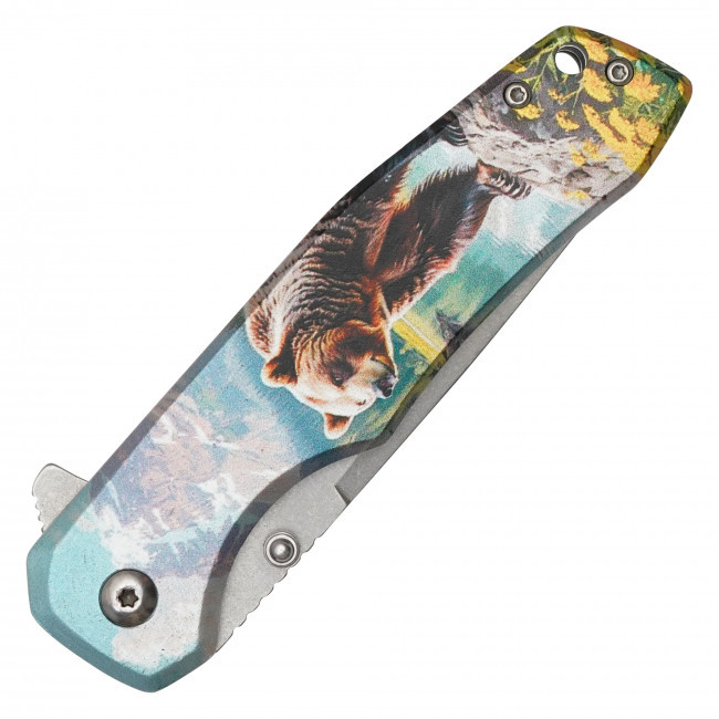 8" Grizzly Bear Pocket Knife