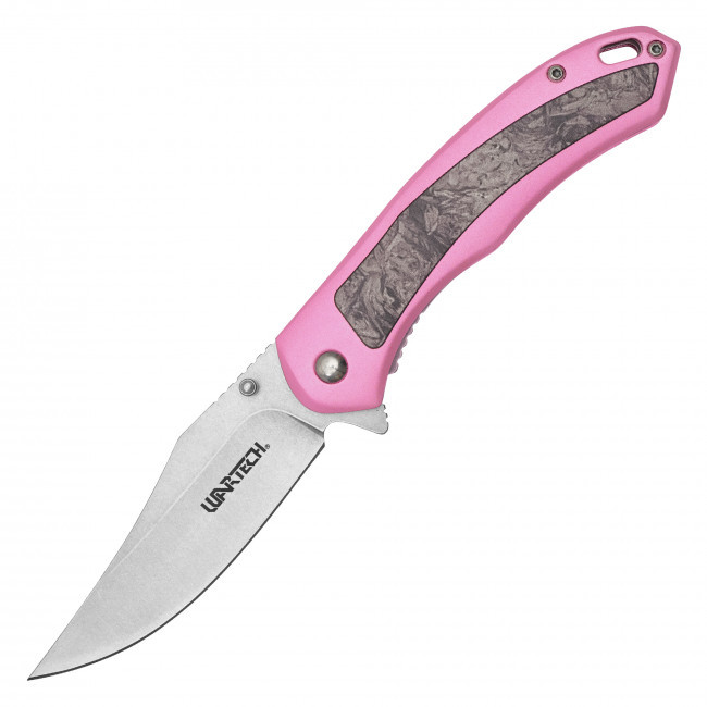 8" Pink Camo Pocket Knife
