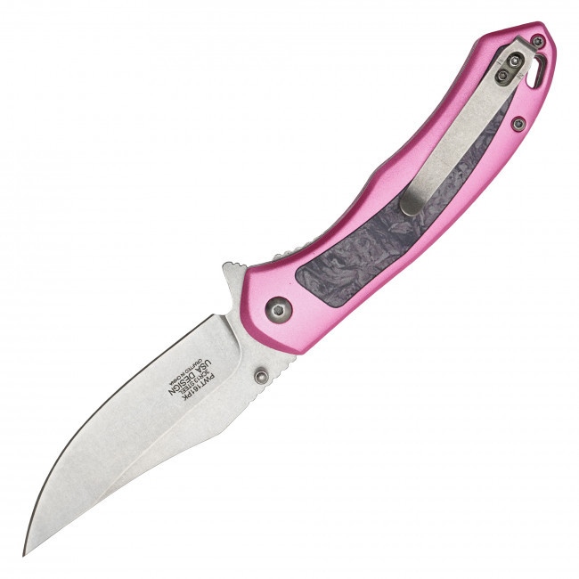 8" Pink Camo Pocket Knife