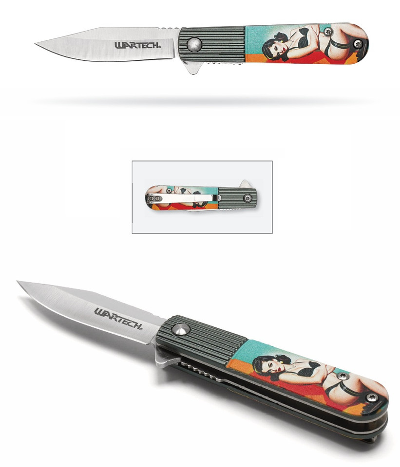 5.75" Retro Bombshell Pocket Knife